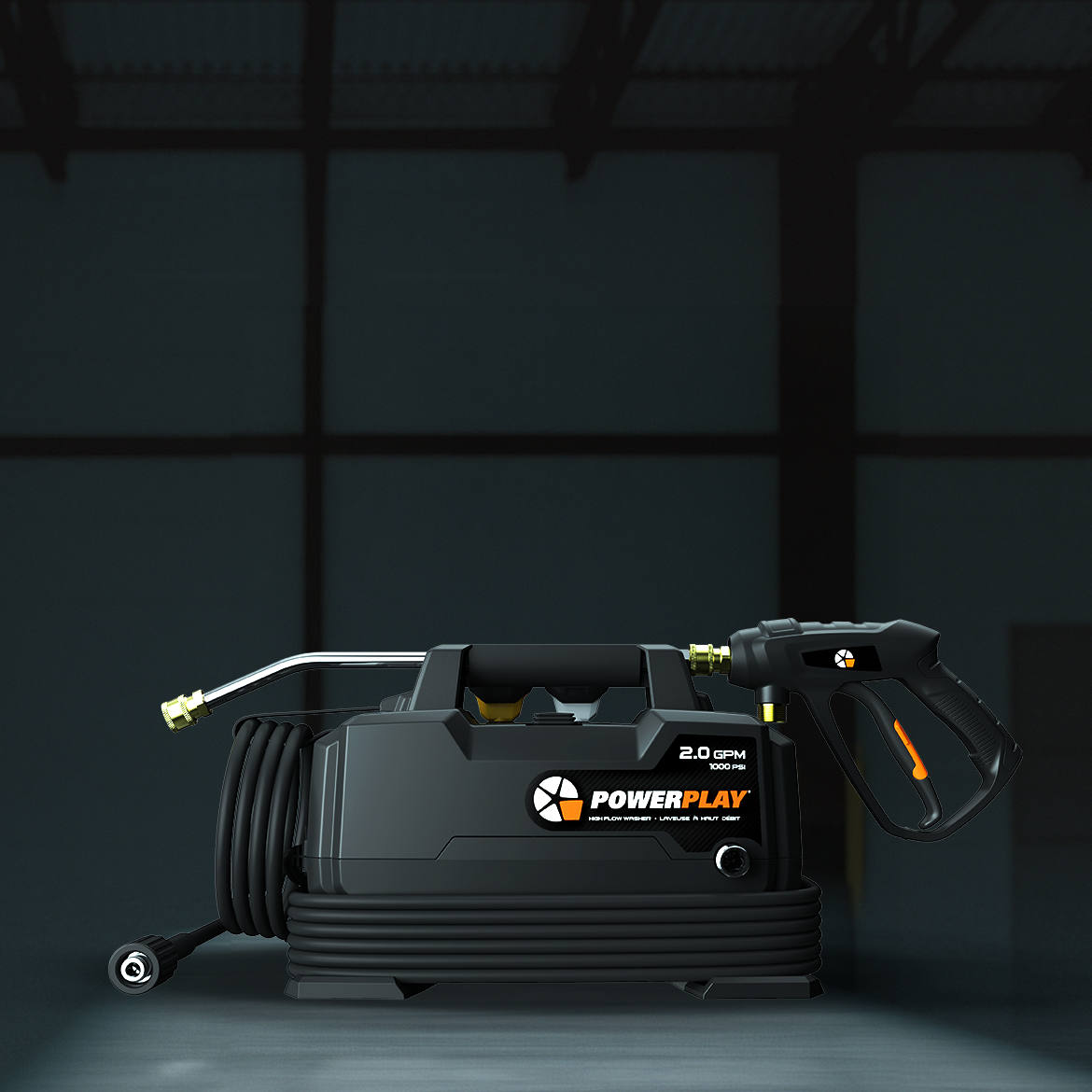 POWERPLAY<sup class="copyright-banner">®</sup> High Flow Washer